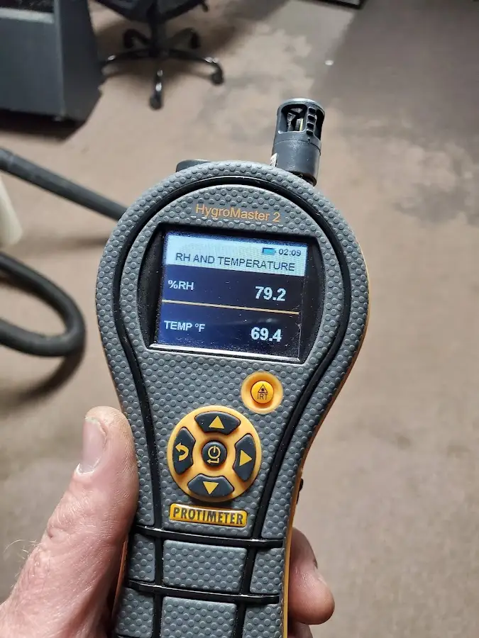 Moisture meter humidity assessment for Mold Remediation & Removal in Tempe